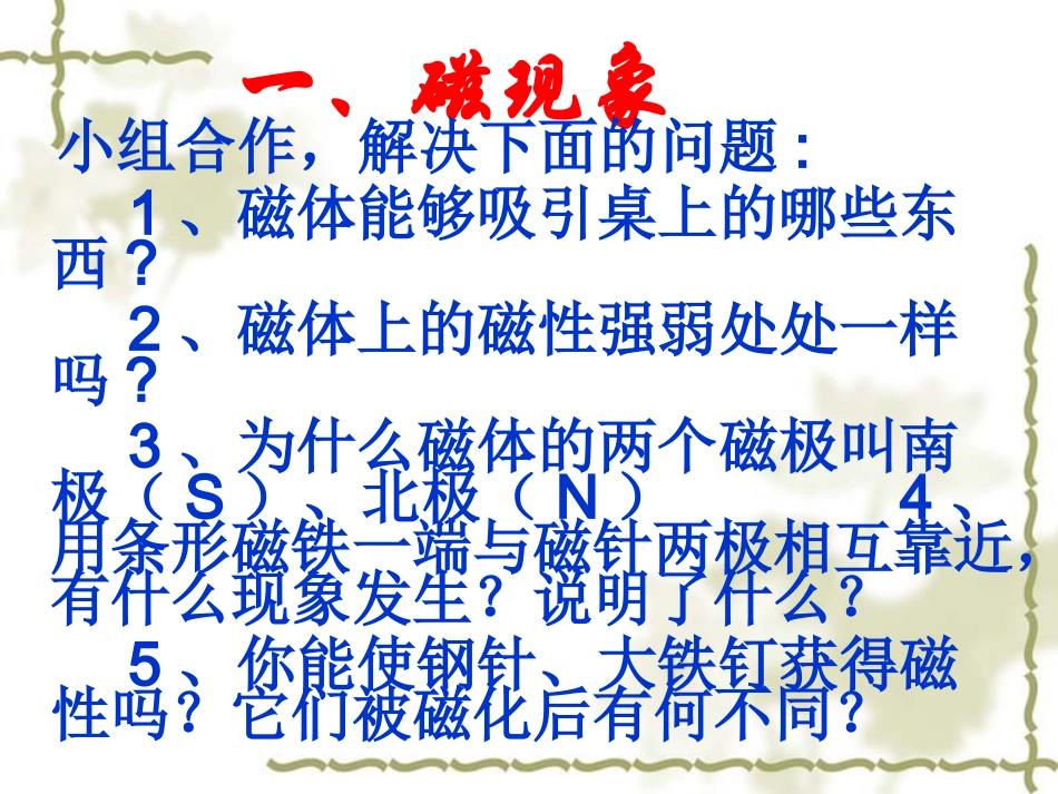 九年级物理：201《磁现象《磁场》课件_第2页