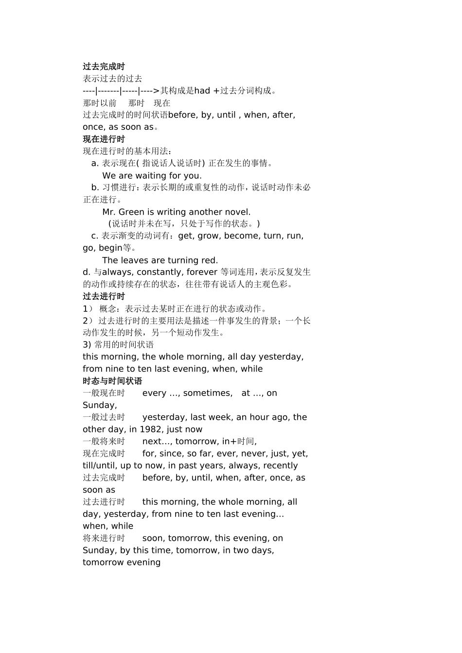 动词时态（2）_第3页