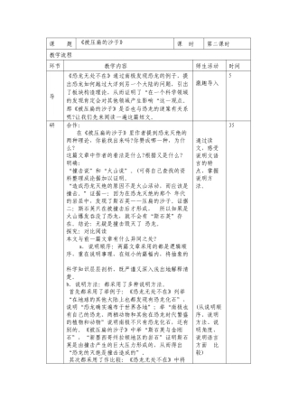 被压扁的沙子》
