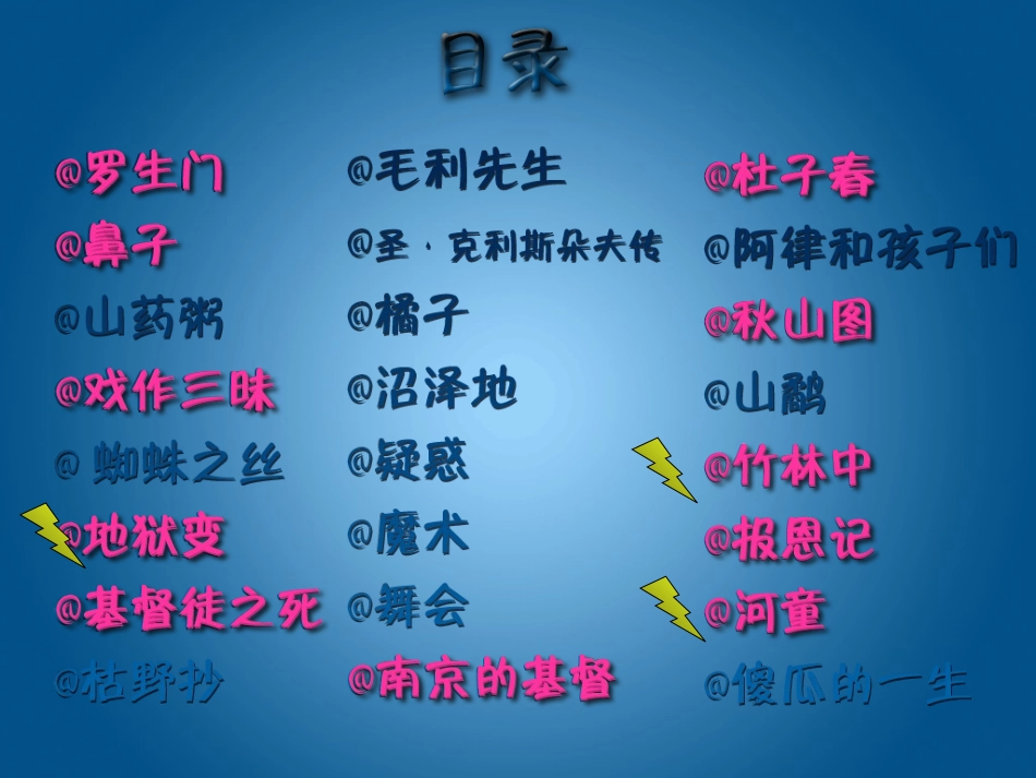 语文演讲-《罗生门》_第3页