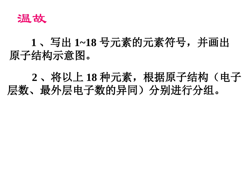 元元素周期表第三课时课件_第2页