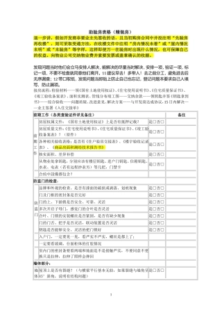 验房表格(精装修综合汇总)