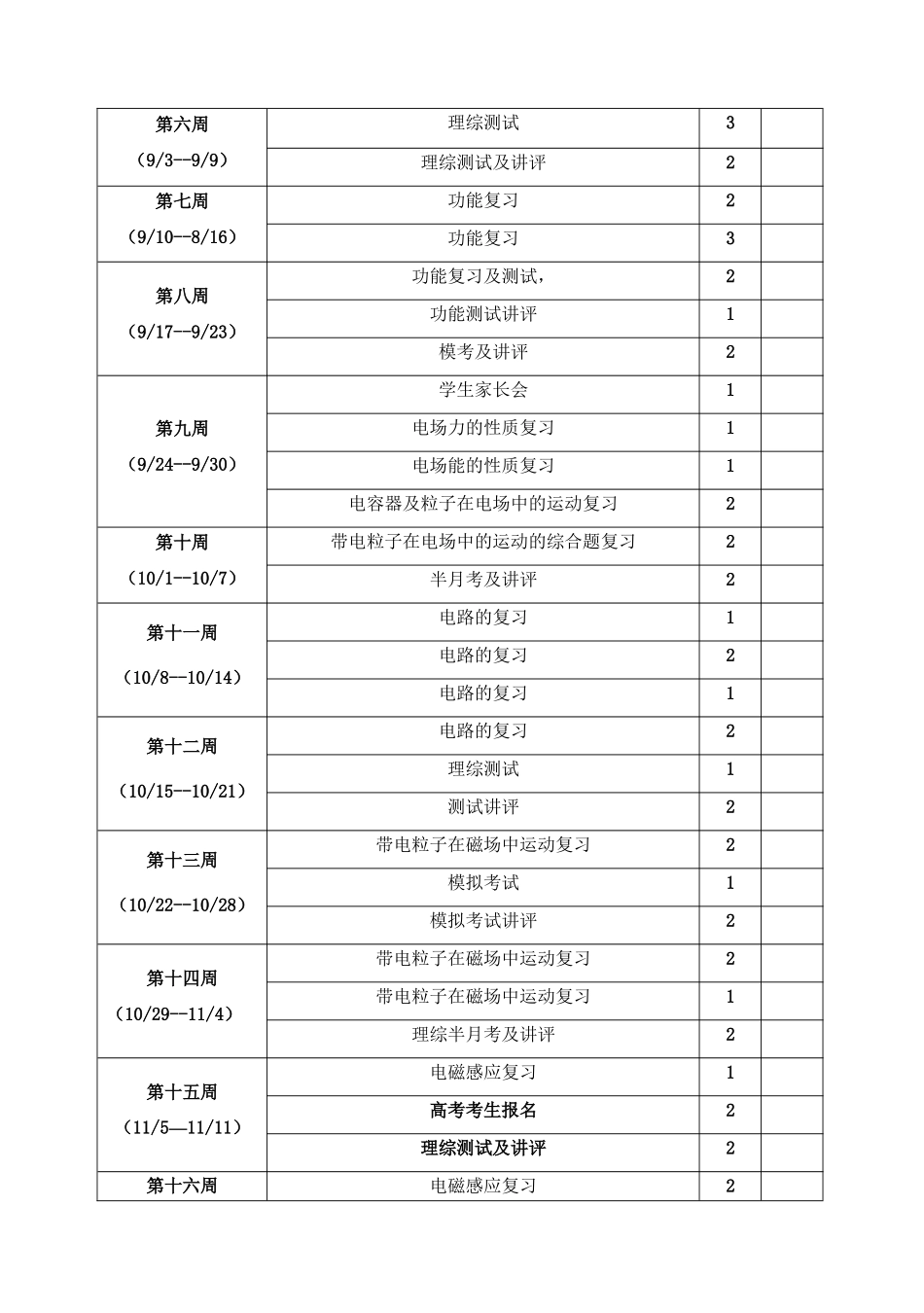 2018届高三物理备考复习计划_第3页