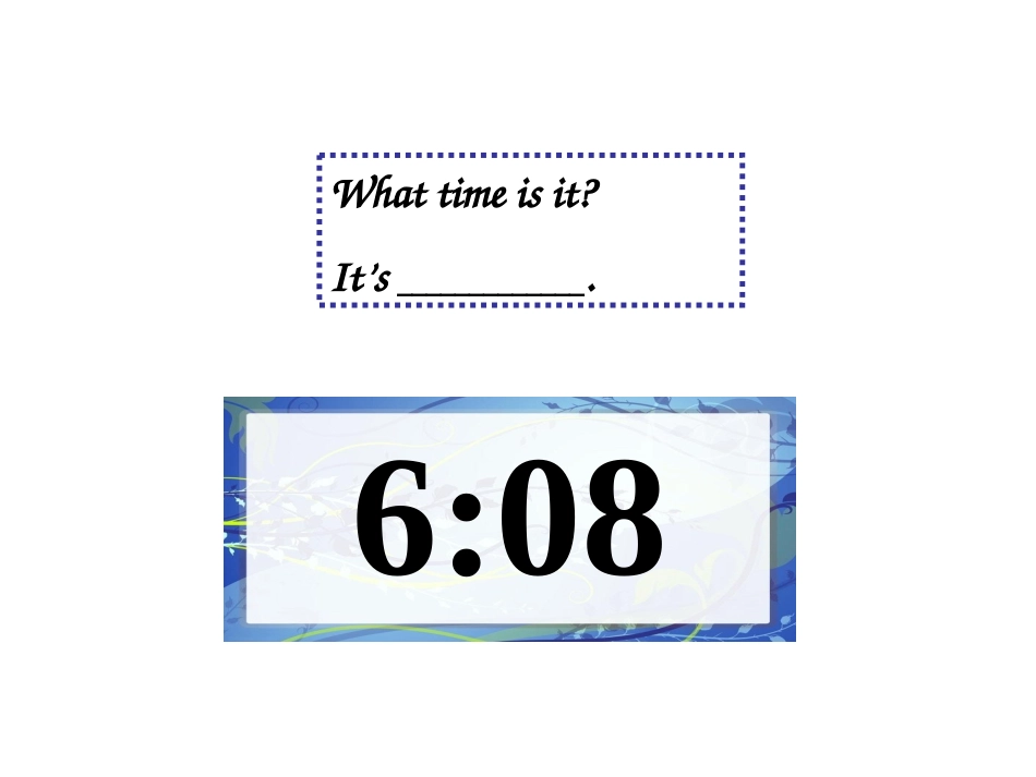 新版pep小学英语四年级下册Unit_2__B_let's_talk_第2页