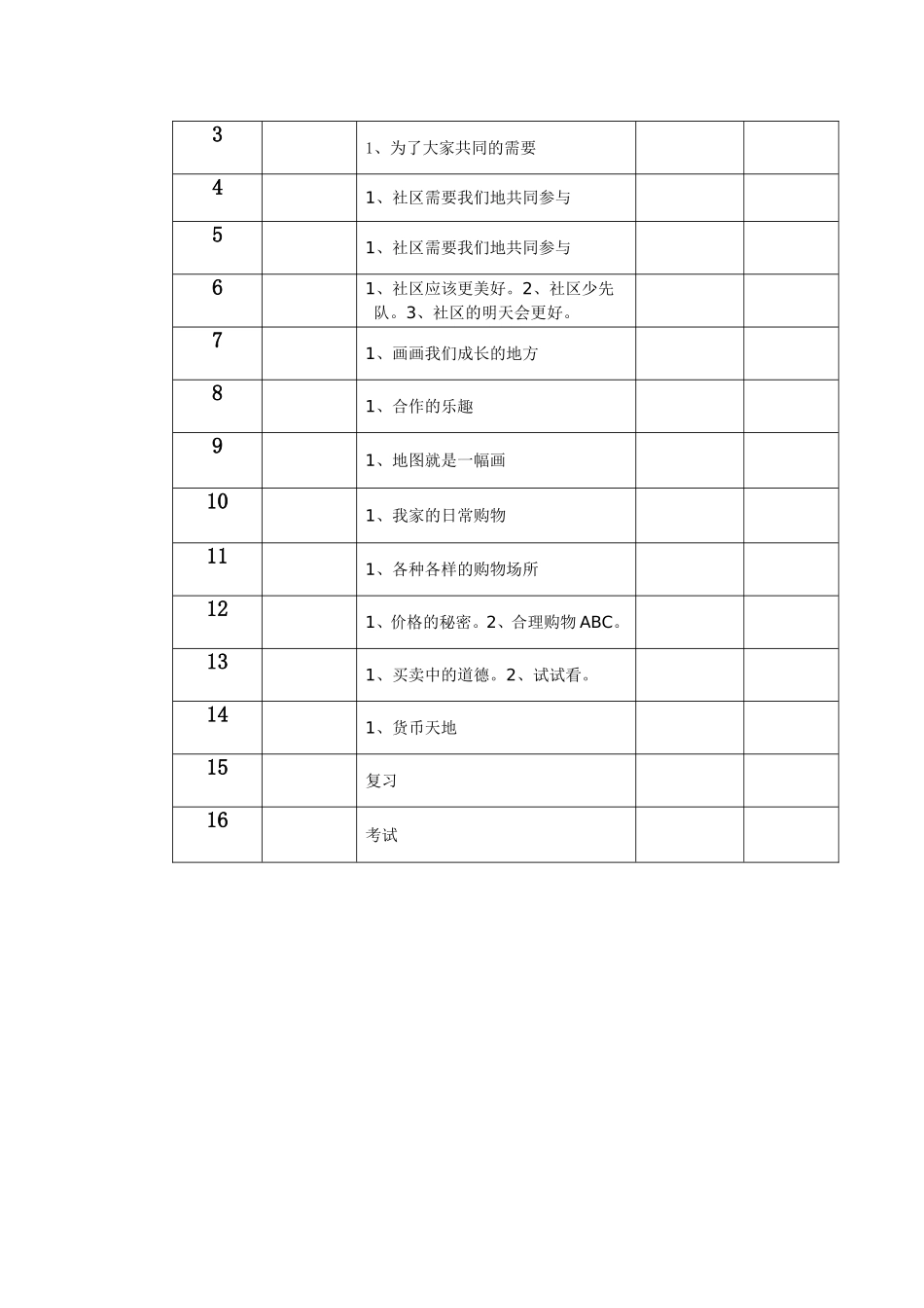 四年级品德与社会教案上_第2页