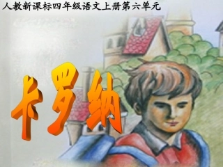 《卡罗纳》教学课件