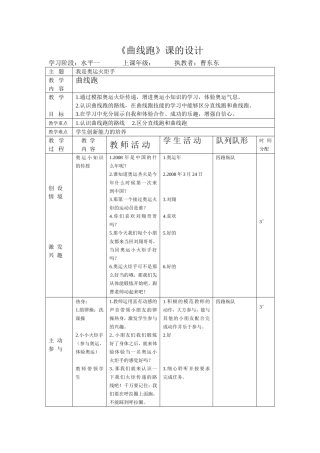 水平一曲线跑-曹东东