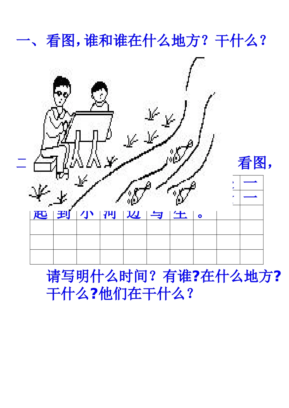 一年级上册看图写话范文_第1页