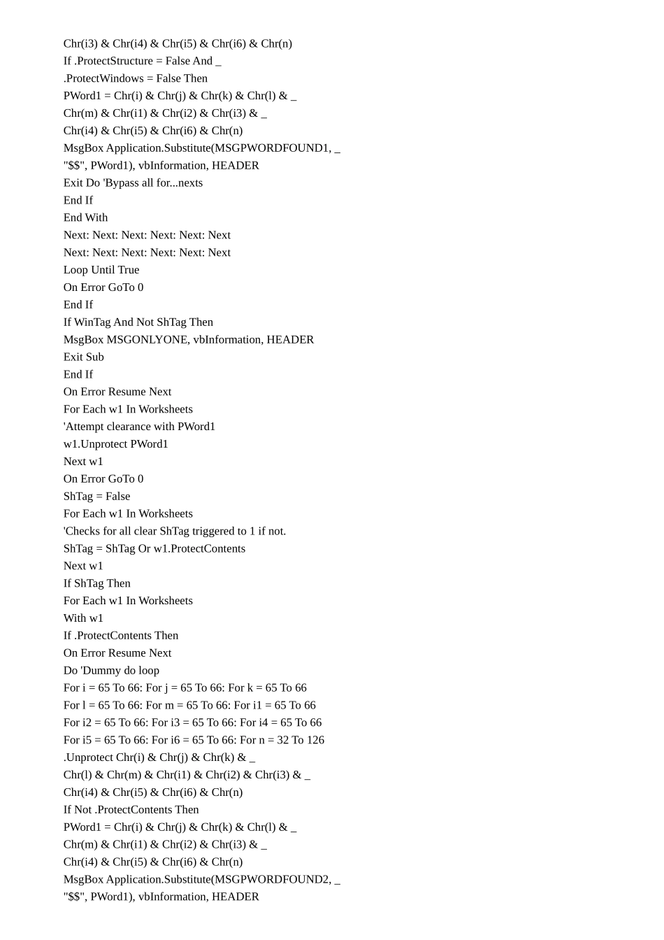 Excel中如何破解“撤销工作表保护密码”并获取原始密码_第3页