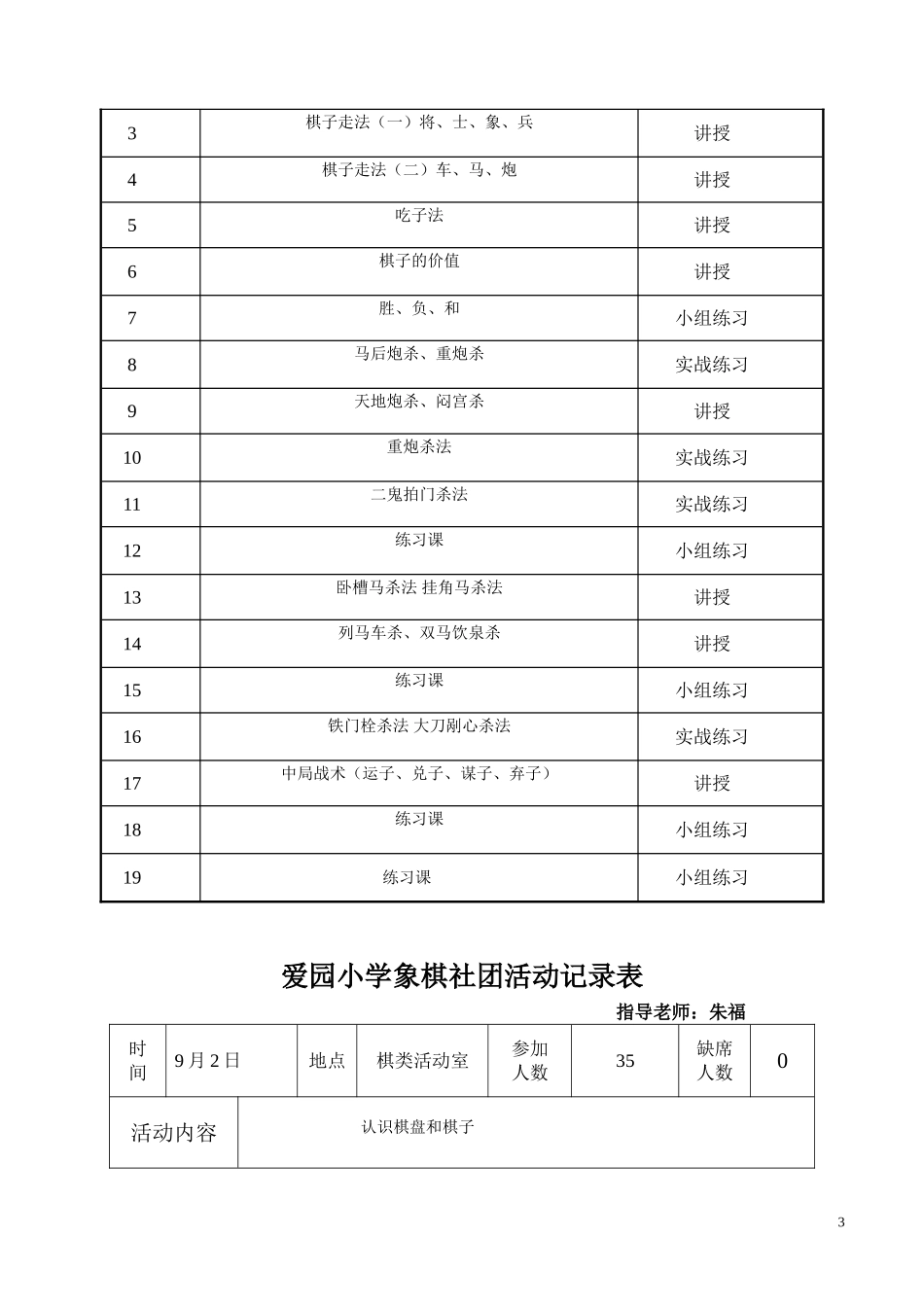 象棋-小学社团活动记录表_第3页