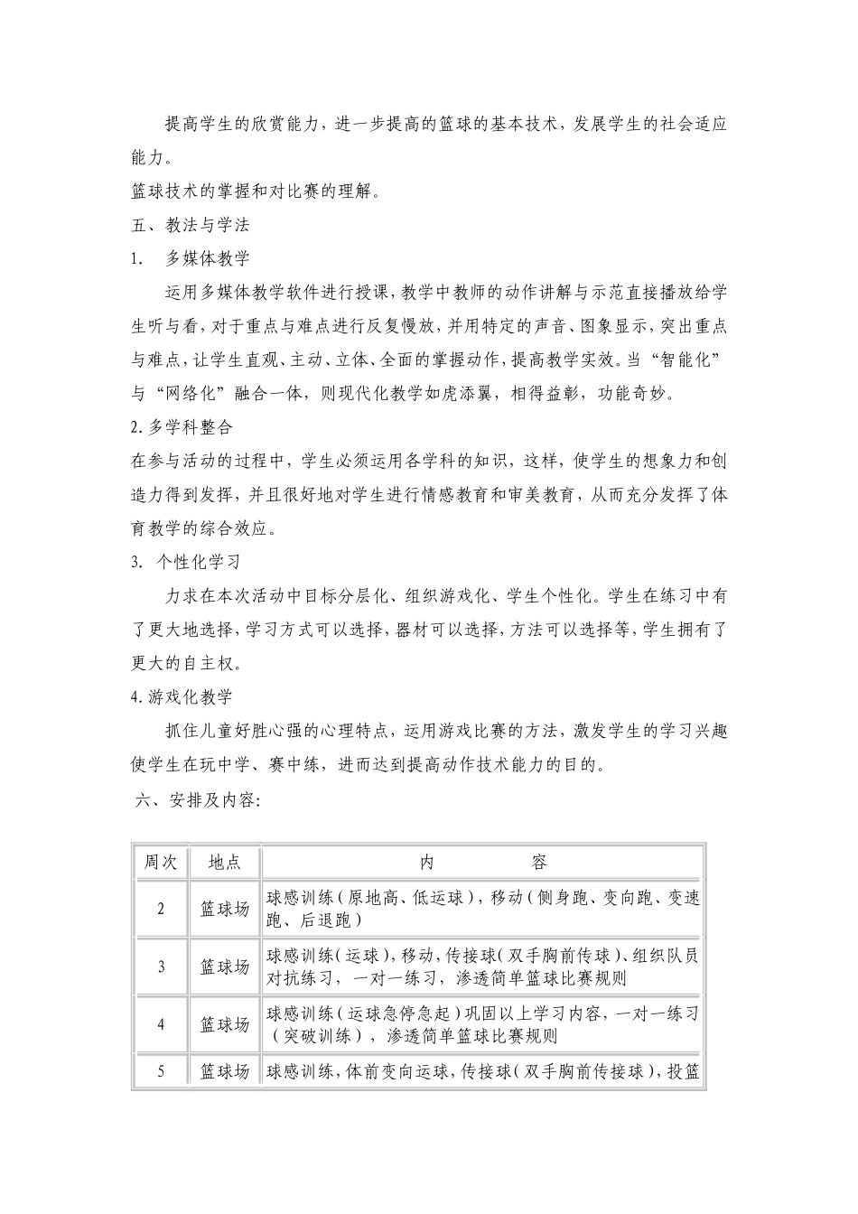 小学篮球兴趣小组计划_第2页