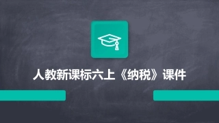 人教新课标六上《纳税》课件