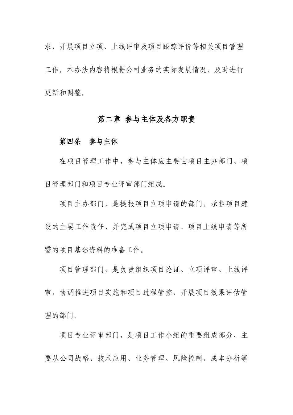 业务项目管理办法(试行)_第3页