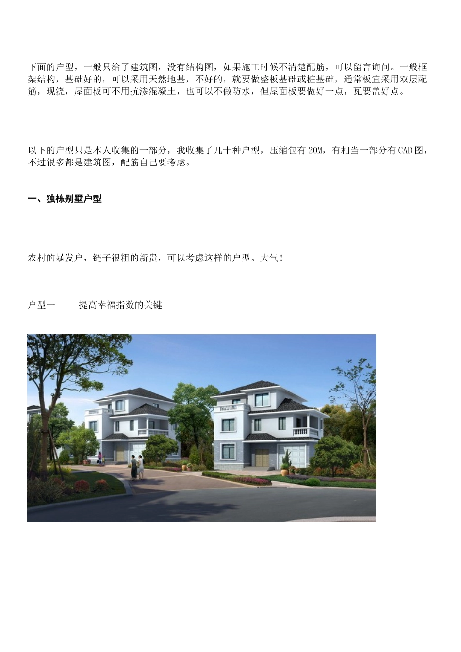 20-30万元以内乡村小别墅设计图_第1页