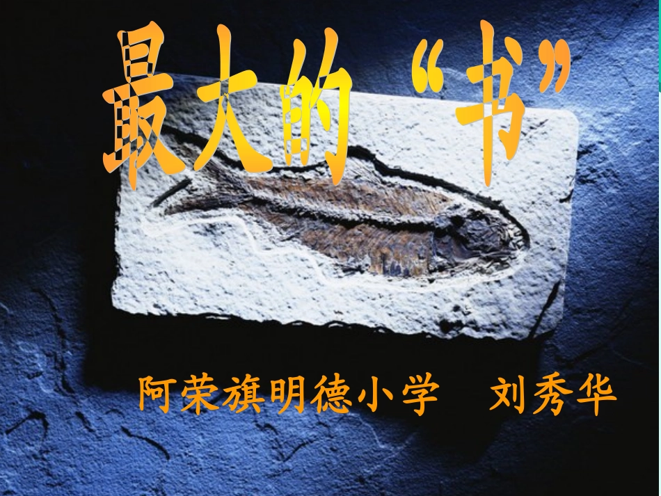 最大的书刘秀华_第1页