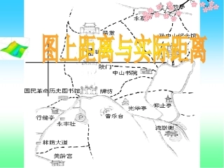 图上距离与实际距离