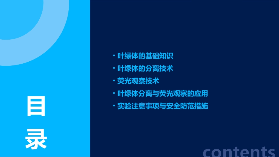 试验五叶绿体的分离与荧光观察课件_第2页