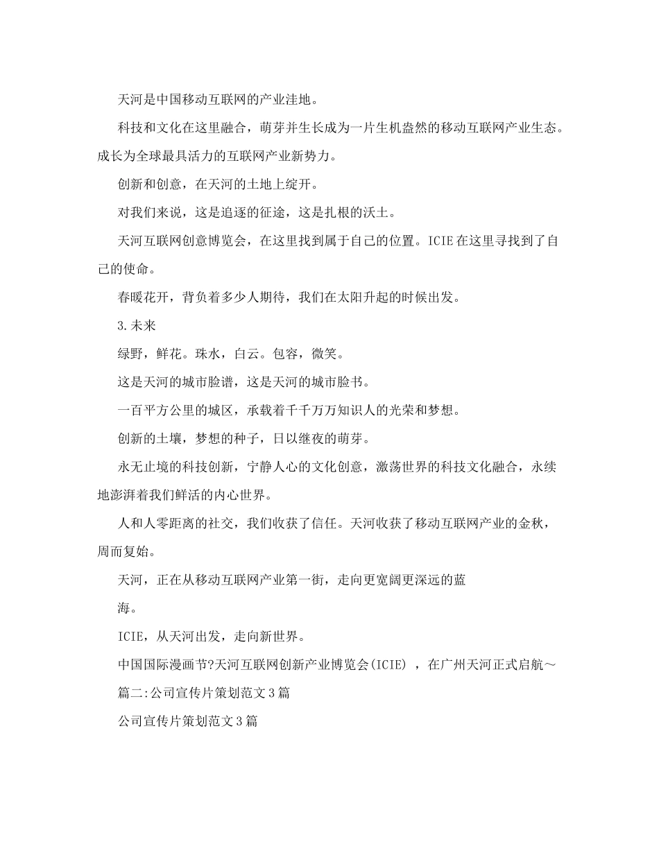 宣传片文案模板_第2页