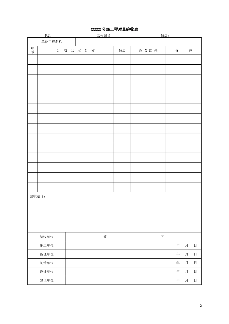 03锅炉机组除尘装置安装单位工程验收表格_第3页