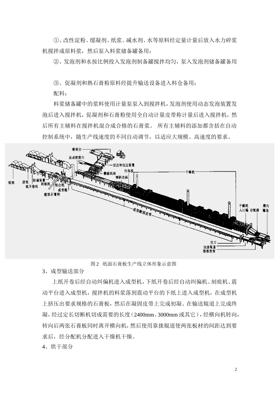 【原创】石膏板生产工艺流程_第2页