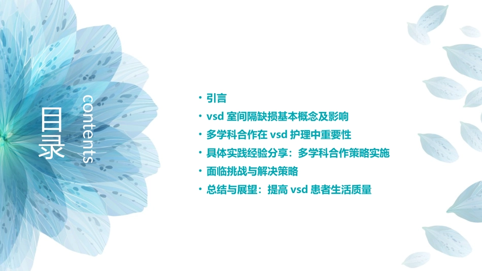 VSD室间隔缺损多学科合作护理实践经验分享_第2页