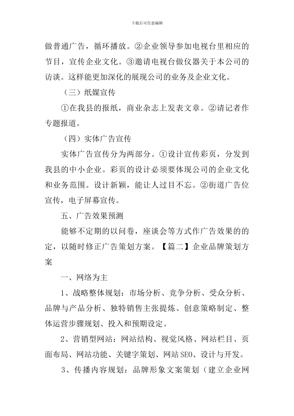 企业品牌策划方案_第3页