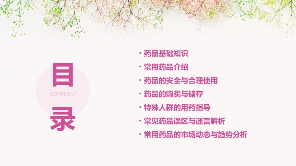 常用药品知识讲座课件_第2页