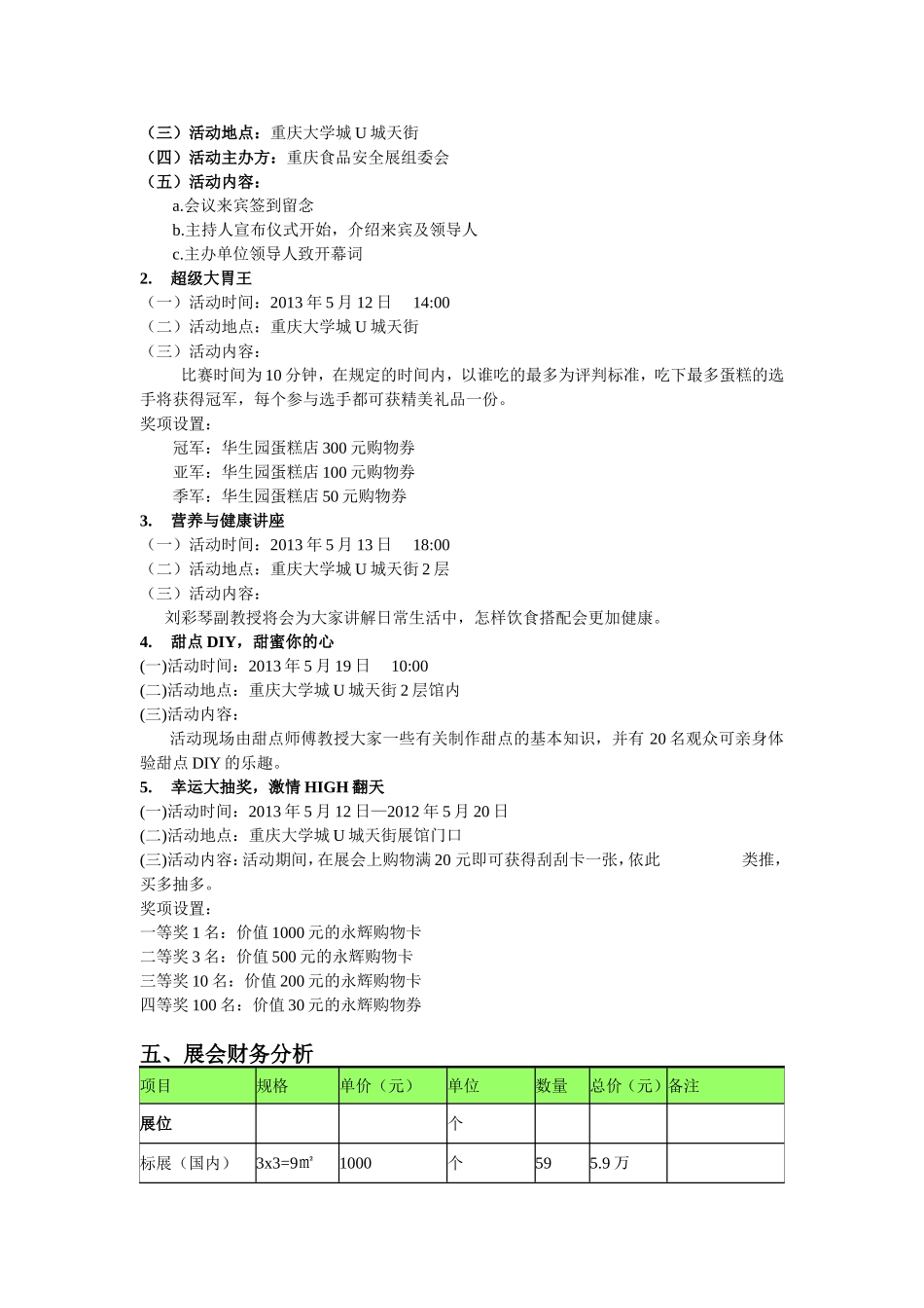 重庆大学城首届休闲食品展策划书_第3页