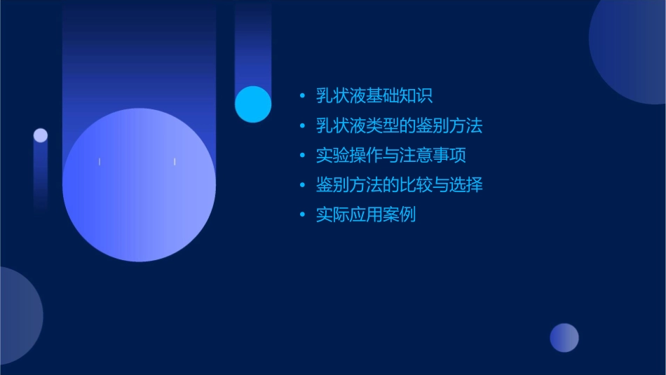 乳状液类型的鉴别方法课件1_第2页