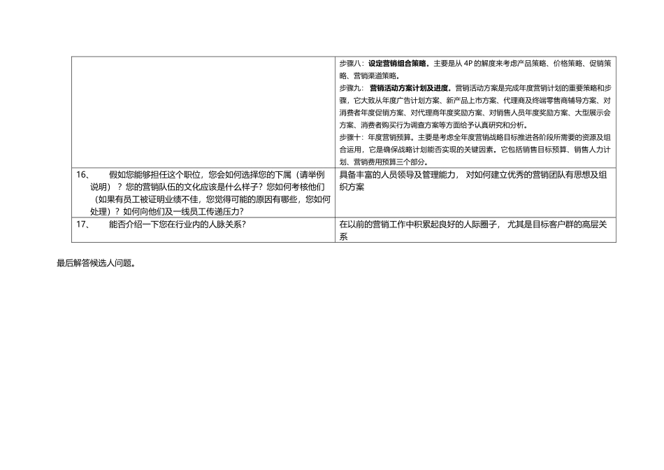 营运总监面试题_第3页