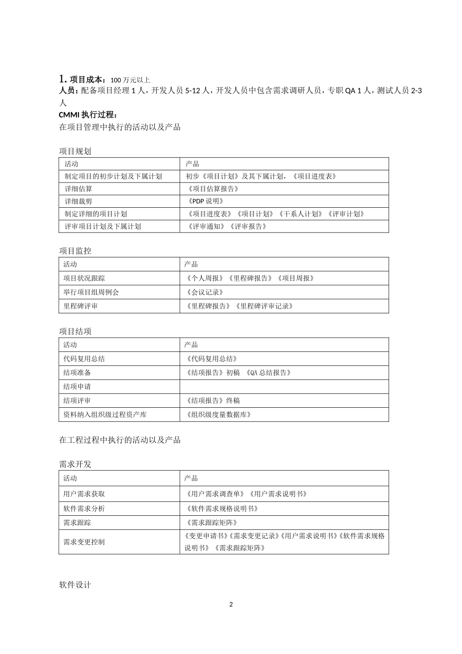 CMMI实施标准规范_第2页