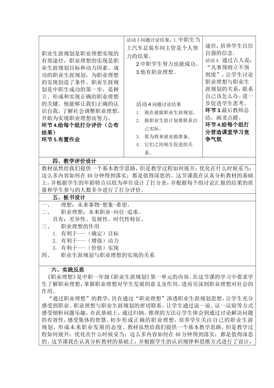 职业理想教学设计_第3页