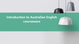澳大利亚英文简介课件