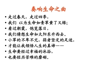 触摸春天(主题教学)