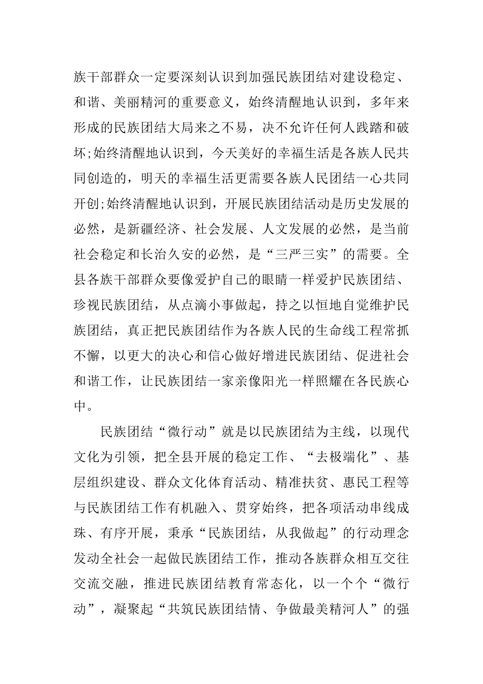 XX年开展民族团结一家亲活动计划_第2页