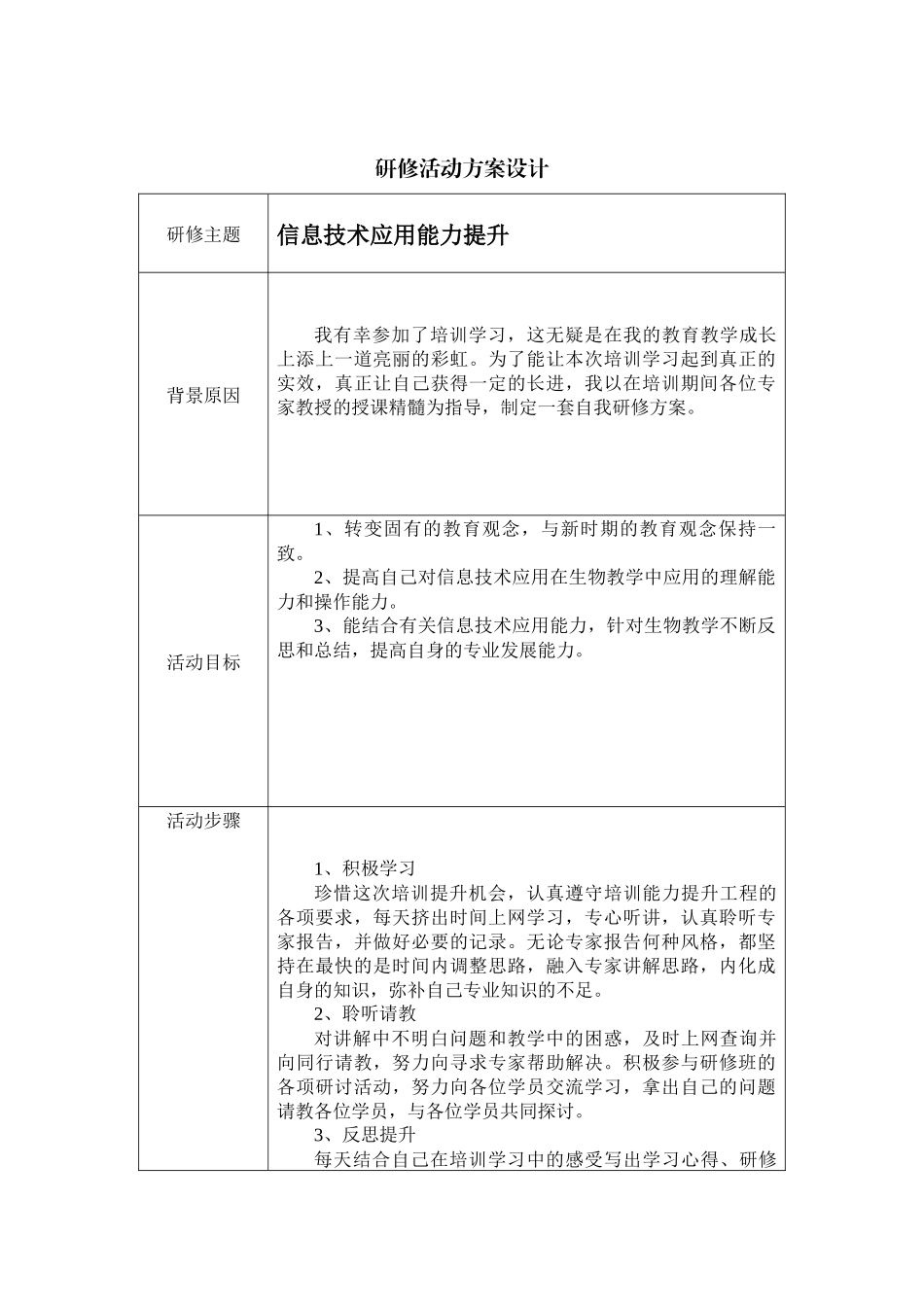 研修活动设计方案_第1页