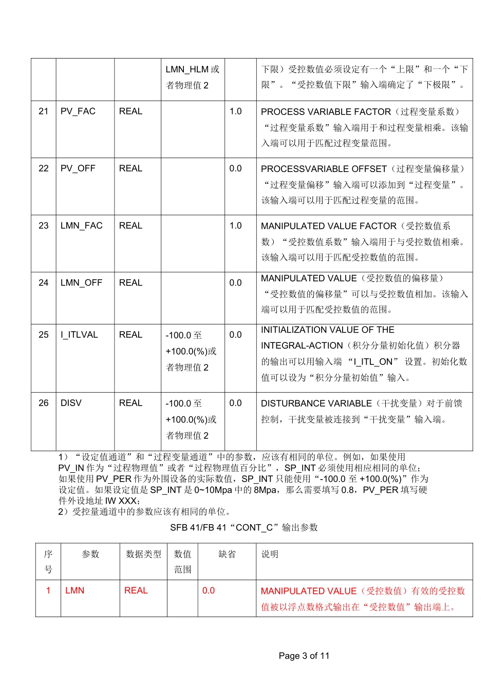 PID功能块参数表_第3页
