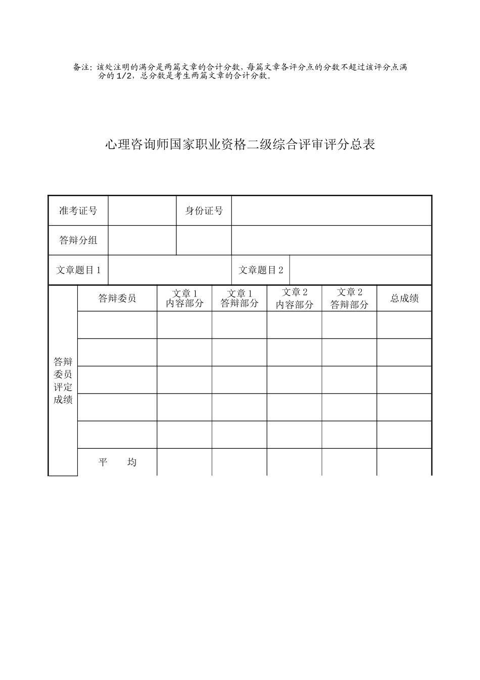心理咨询师统一模板_第3页