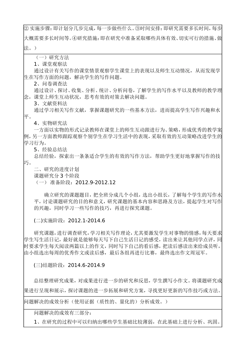 语文《小课题研究申报表》_第2页