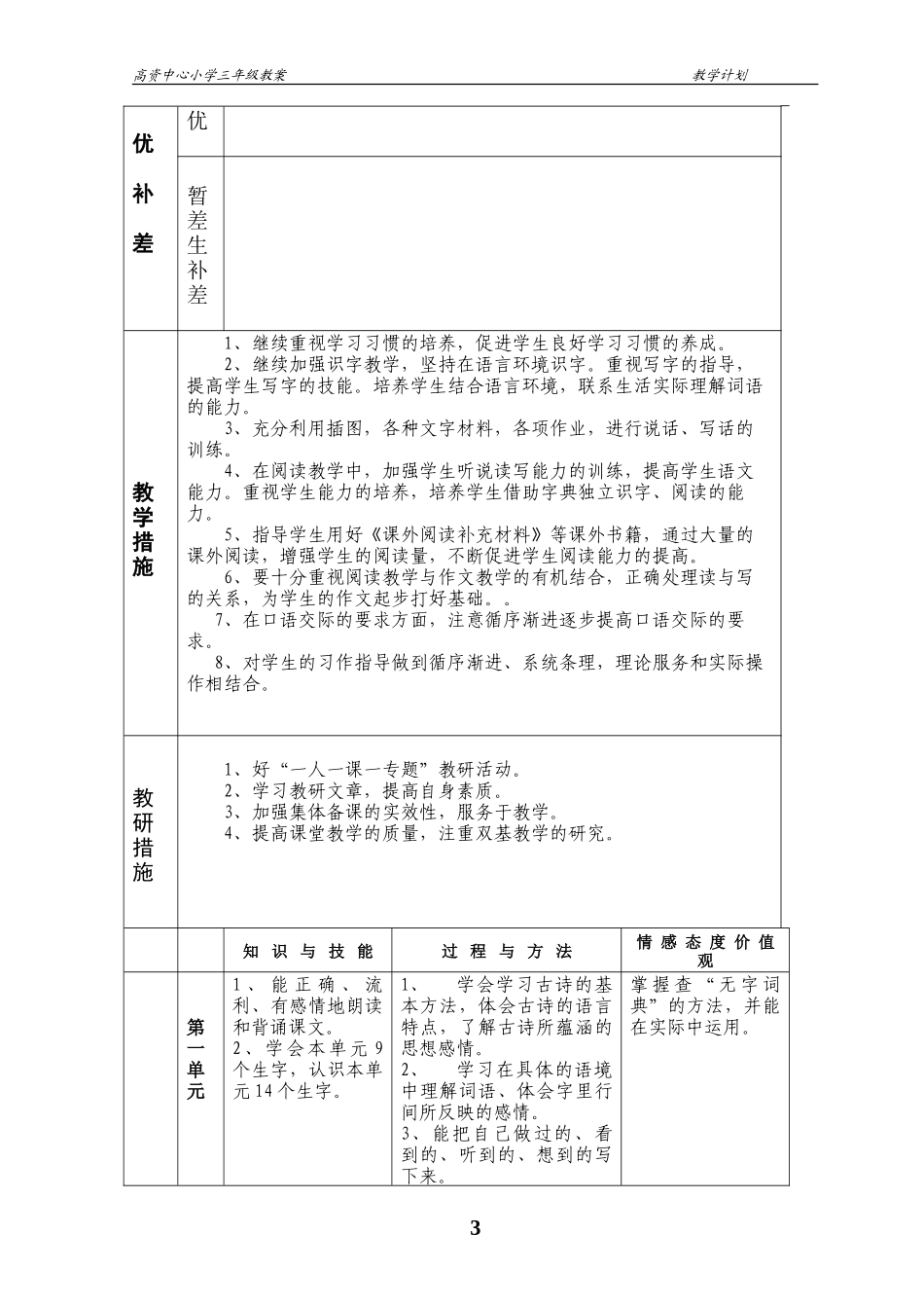 三上教学计划_第3页