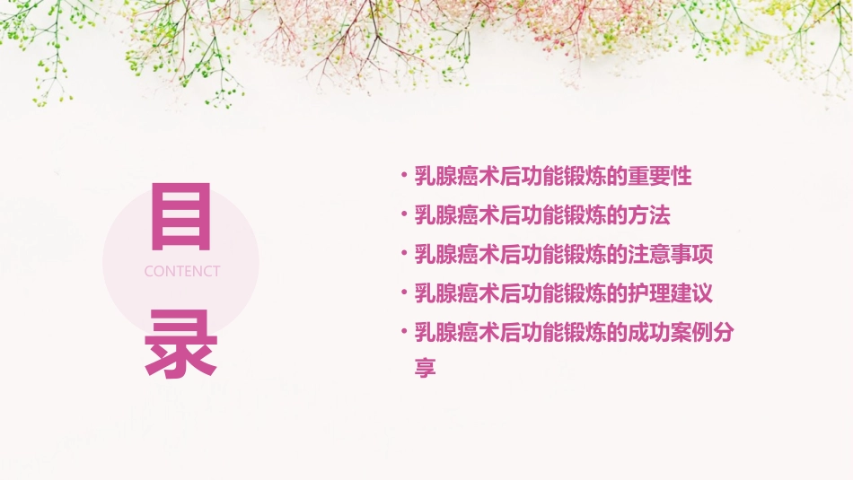 乳腺癌术后功能锻炼护理课件_第2页