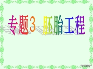 体内受精和早期胚胎发育