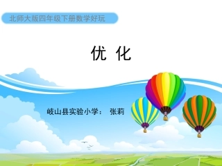 《优化》教学课件