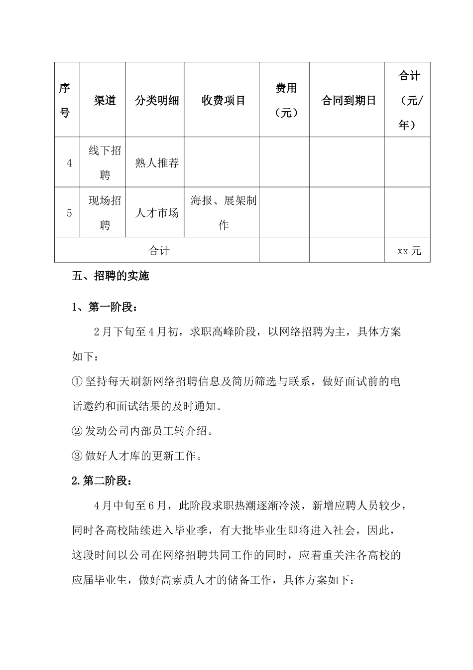 2018年公司招聘计划书(精选版)_第3页