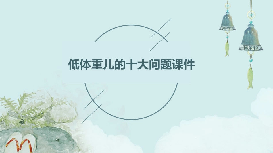 低体重儿的十大问题课件_第1页