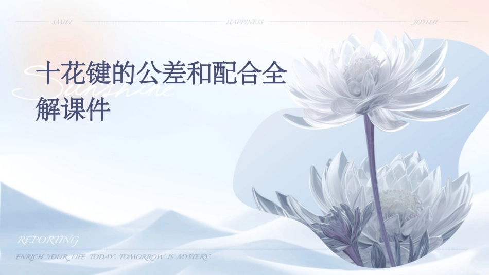 十花键的公差和配合全解课件_第1页