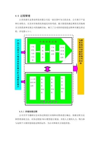 卓越绩效4.5-过程管理