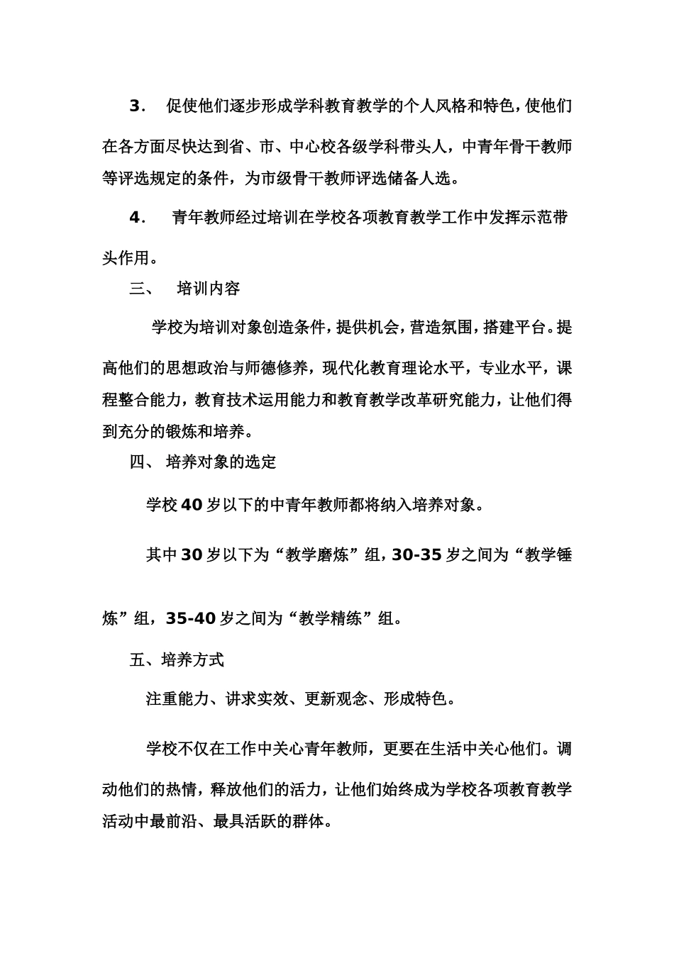 中青年教师培养计划_第2页