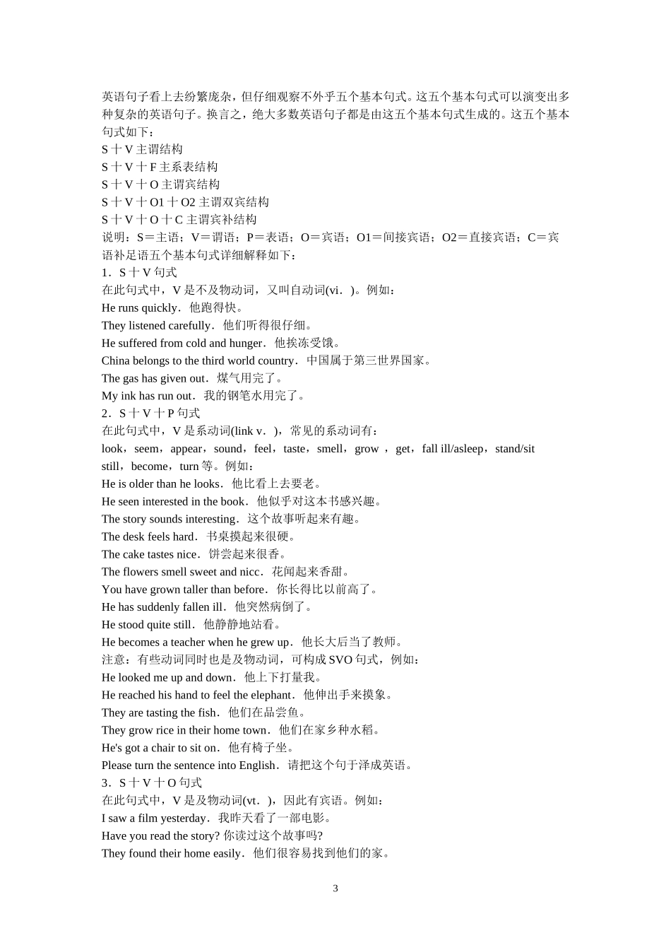 英语划分句子成分知识点总结_第3页