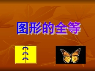 华师大版图形的全等孙贤